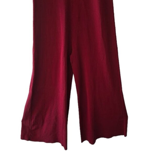 Zara Jumpsuit Women's Shoulder Tie Wide Leg Fashionable Luxury Style Size Small - Picture 7 of 10